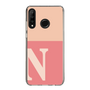 Slim Protection Case［ Original - initial two tone - N pink ］