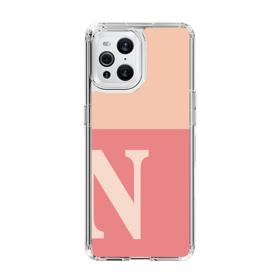 Slim Protection Case［ Original - initial two tone - N pink ］
