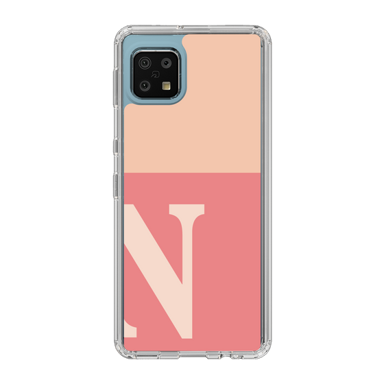 Slim Protection Case［ Original - initial two tone - N pink ］