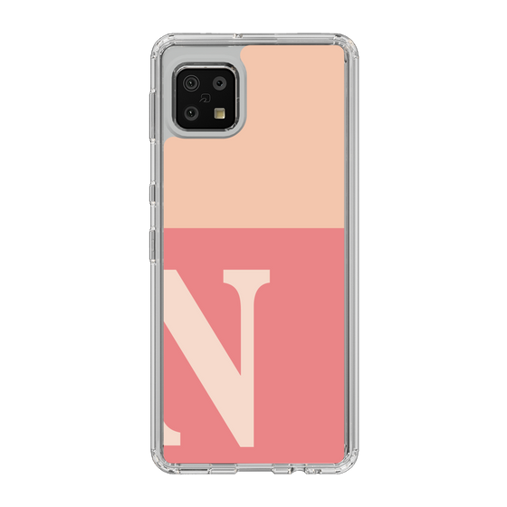 Slim Protection Case［ Original - initial two tone - N pink ］