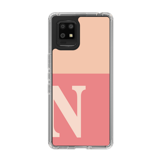Slim Protection Case［ Original - initial two tone - N pink ］