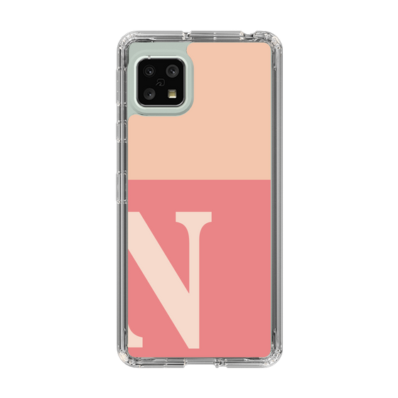 Slim Protection Case［ Original - initial two tone - N pink ］