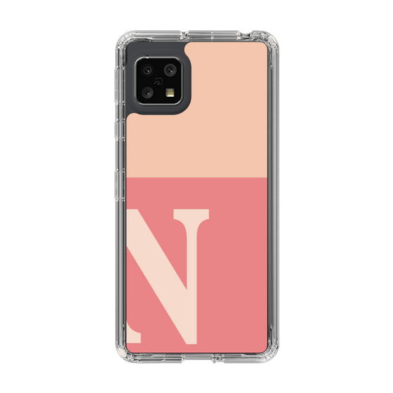 Slim Protection Case［ Original - initial two tone - N pink ］