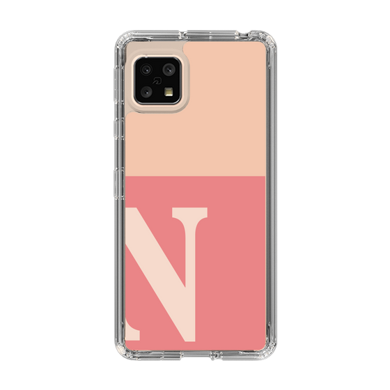 Slim Protection Case［ Original - initial two tone - N pink ］