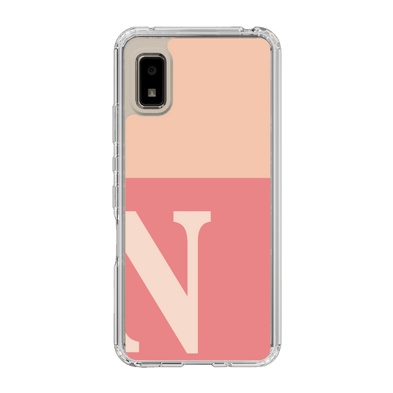 Slim Protection Case［ Original - initial two tone - N pink ］
