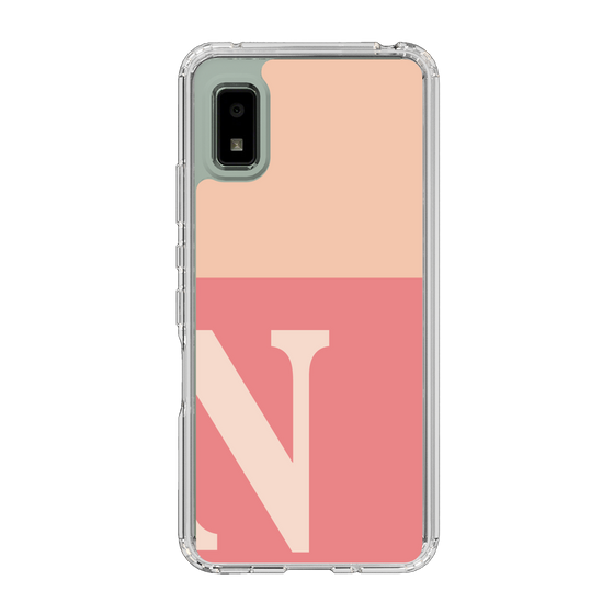 Slim Protection Case［ Original - initial two tone - N pink ］