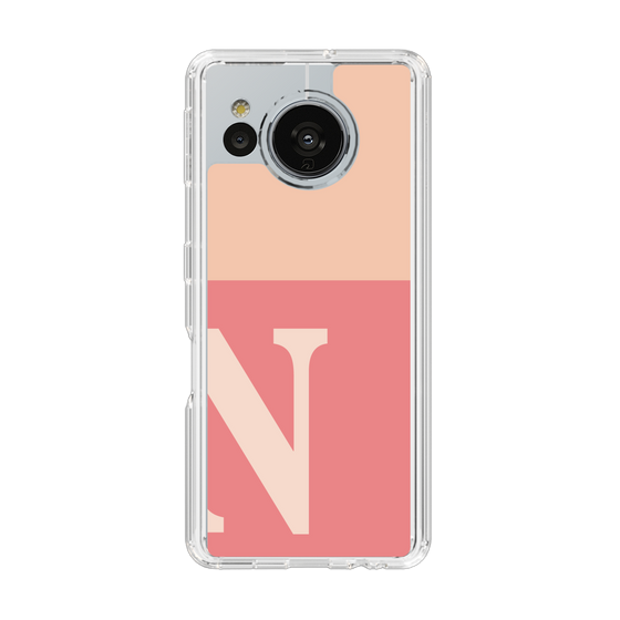 Slim Protection Case［ Original - initial two tone - N pink ］