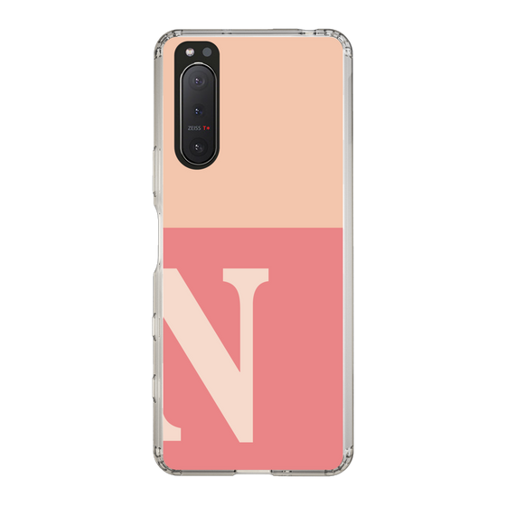 Slim Protection Case［ Original - initial two tone - N pink ］