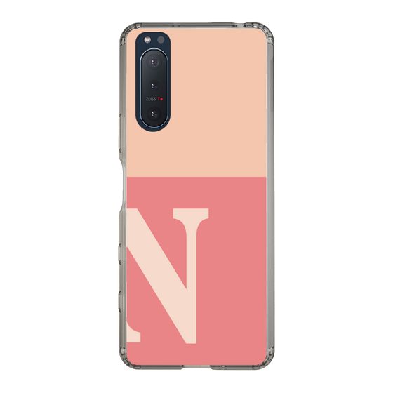 Slim Protection Case［ Original - initial two tone - N pink ］