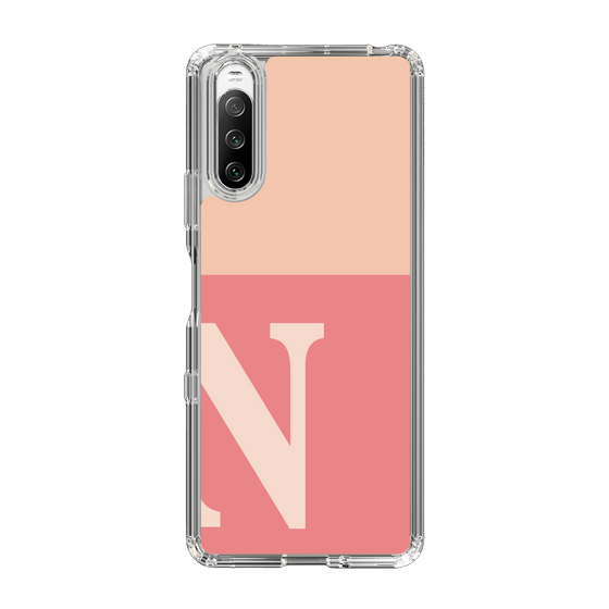 Slim Protection Case［ Original - initial two tone - N pink ］
