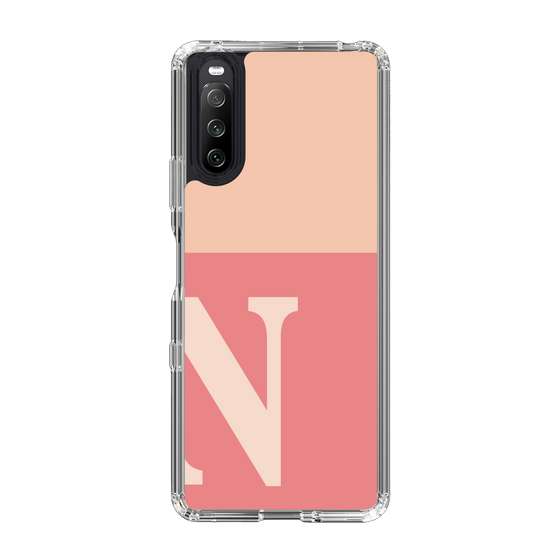 Slim Protection Case［ Original - initial two tone - N pink ］