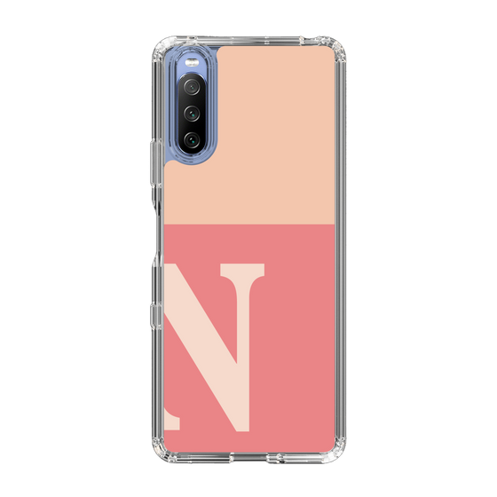 Slim Protection Case［ Original - initial two tone - N pink ］