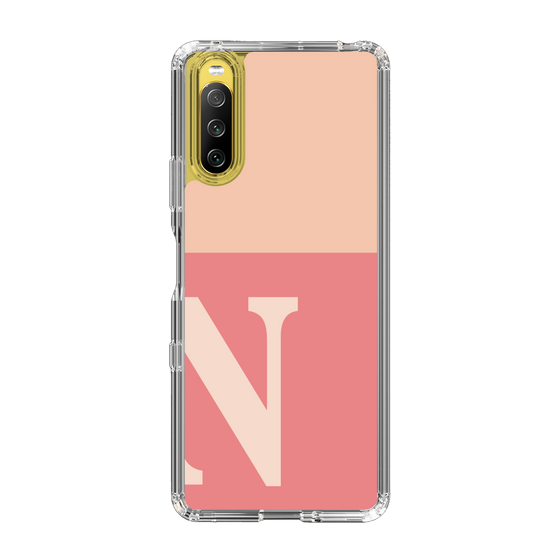 Slim Protection Case［ Original - initial two tone - N pink ］