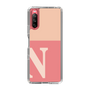Slim Protection Case［ Original - initial two tone - N pink ］