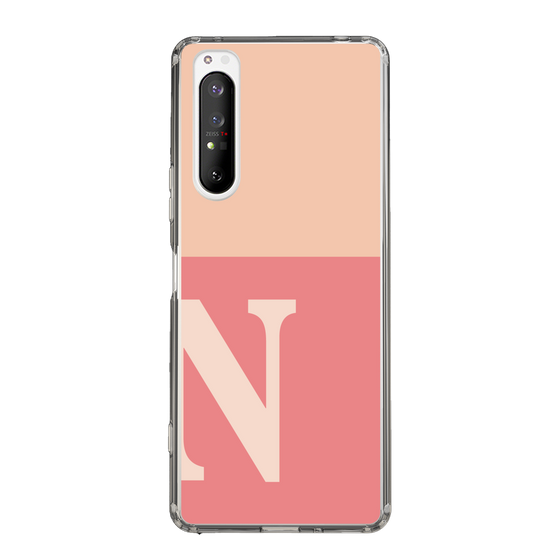 Slim Protection Case［ Original - initial two tone - N pink ］