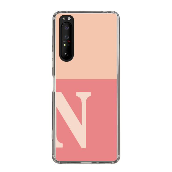 Slim Protection Case［ Original - initial two tone - N pink ］