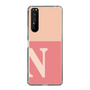 Slim Protection Case［ Original - initial two tone - N pink ］