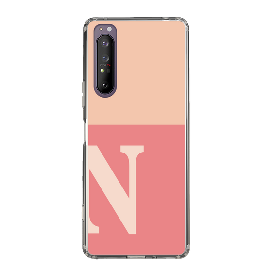 Slim Protection Case［ Original - initial two tone - N pink ］