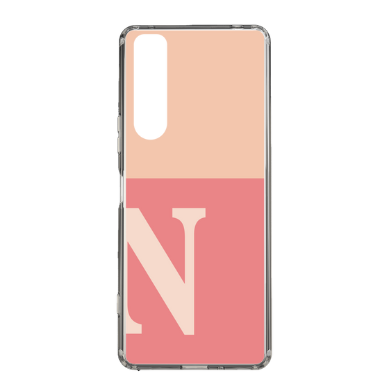 Slim Protection Case［ Original - initial two tone - N pink ］
