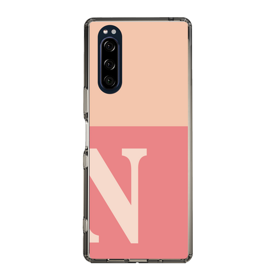 Slim Protection Case［ Original - initial two tone - N pink ］
