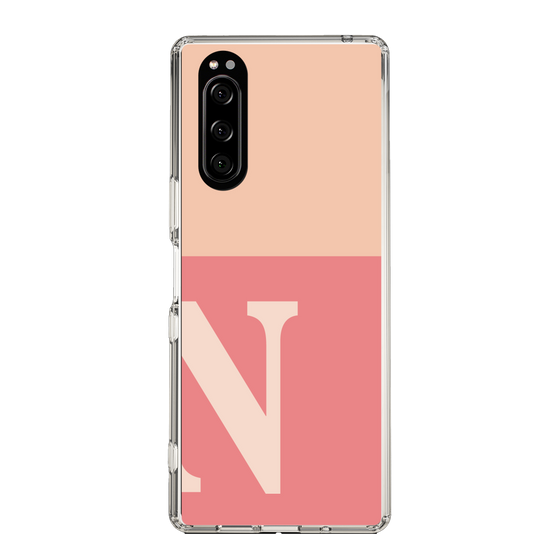 Slim Protection Case［ Original - initial two tone - N pink ］