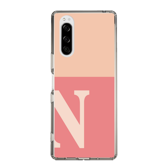 Slim Protection Case［ Original - initial two tone - N pink ］