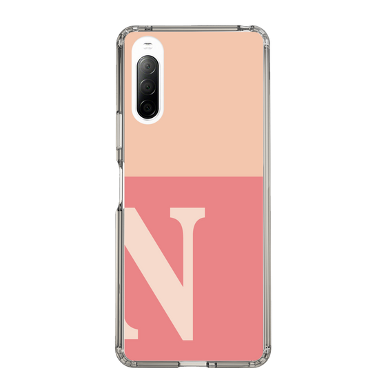 Slim Protection Case［ Original - initial two tone - N pink ］