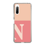 Slim Protection Case［ Original - initial two tone - N pink ］