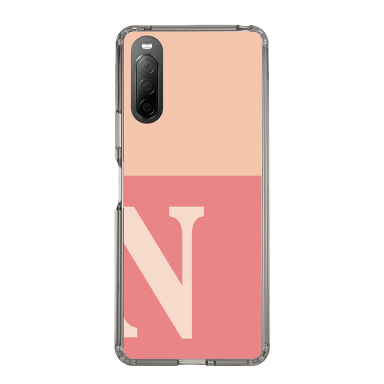 Slim Protection Case［ Original - initial two tone - N pink ］
