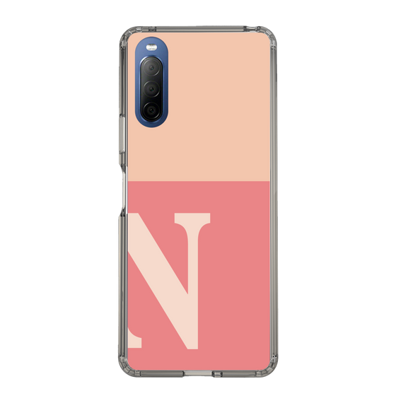 Slim Protection Case［ Original - initial two tone - N pink ］