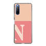 Slim Protection Case［ Original - initial two tone - N pink ］