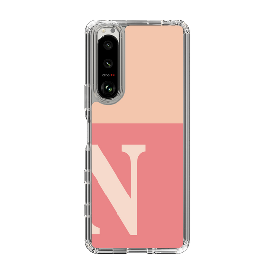 Slim Protection Case［ Original - initial two tone - N pink ］