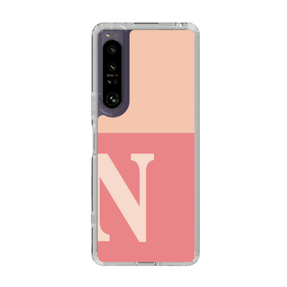 Slim Protection Case［ Original - initial two tone - N pink ］