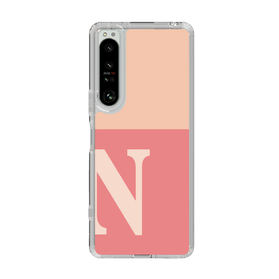 Slim Protection Case［ Original - initial two tone - N pink ］