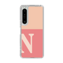 Slim Protection Case［ Original - initial two tone - N pink ］