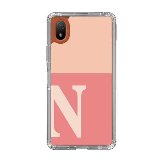 Slim Protection Case［ Original - initial two tone - N pink ］