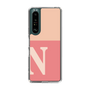 Slim Protection Case［ Original - initial two tone - N pink ］