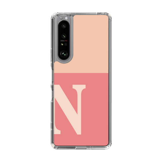 Slim Protection Case［ Original - initial two tone - N pink ］