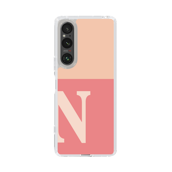 Slim Protection Case［ Original - initial two tone - N pink ］