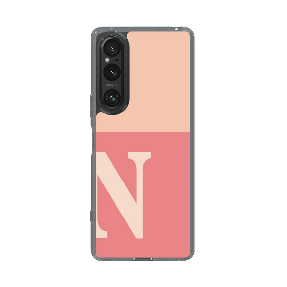 Slim Protection Case［ Original - initial two tone - N pink ］