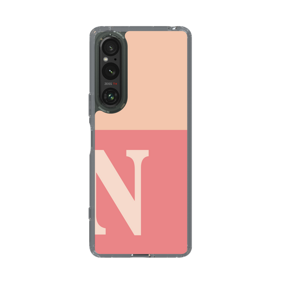 Slim Protection Case［ Original - initial two tone - N pink ］