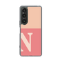 Slim Protection Case［ Original - initial two tone - N pink ］