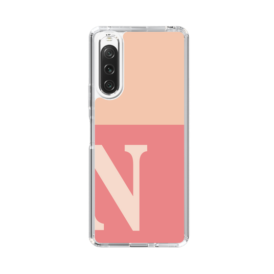 Slim Protection Case［ Original - initial two tone - N pink ］
