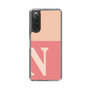 Slim Protection Case［ Original - initial two tone - N pink ］