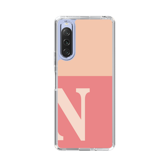 Slim Protection Case［ Original - initial two tone - N pink ］