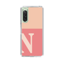 Slim Protection Case［ Original - initial two tone - N pink ］