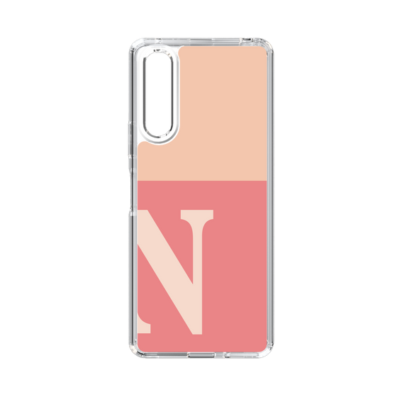 Slim Protection Case［ Original - initial two tone - N pink ］