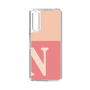 Slim Protection Case［ Original - initial two tone - N pink ］