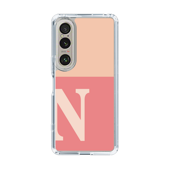 Slim Protection Case［ Original - initial two tone - N pink ］