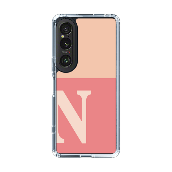 Slim Protection Case［ Original - initial two tone - N pink ］